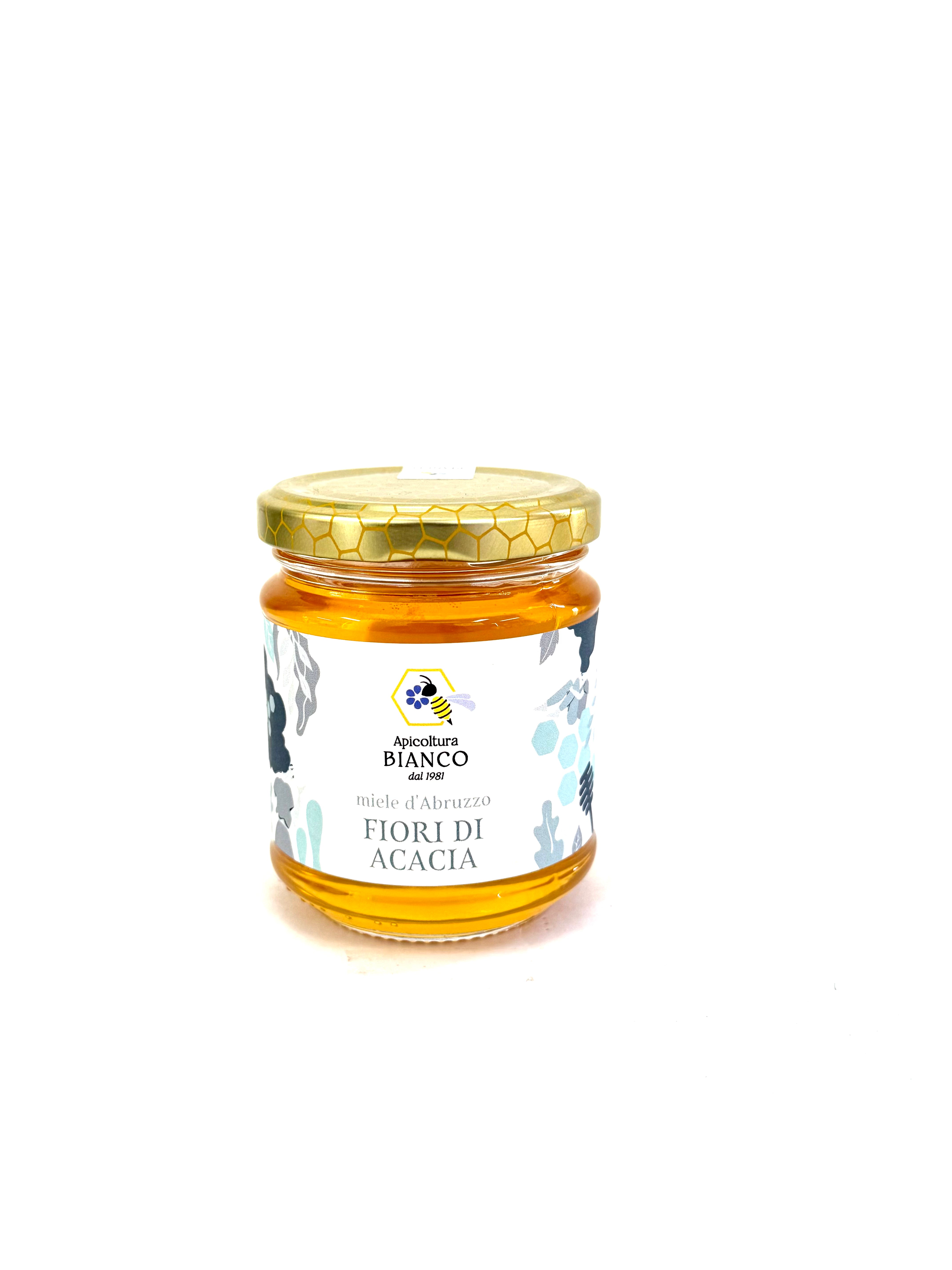 Miele Apicoltura Bianco Fiori Di Acicia 250 gr