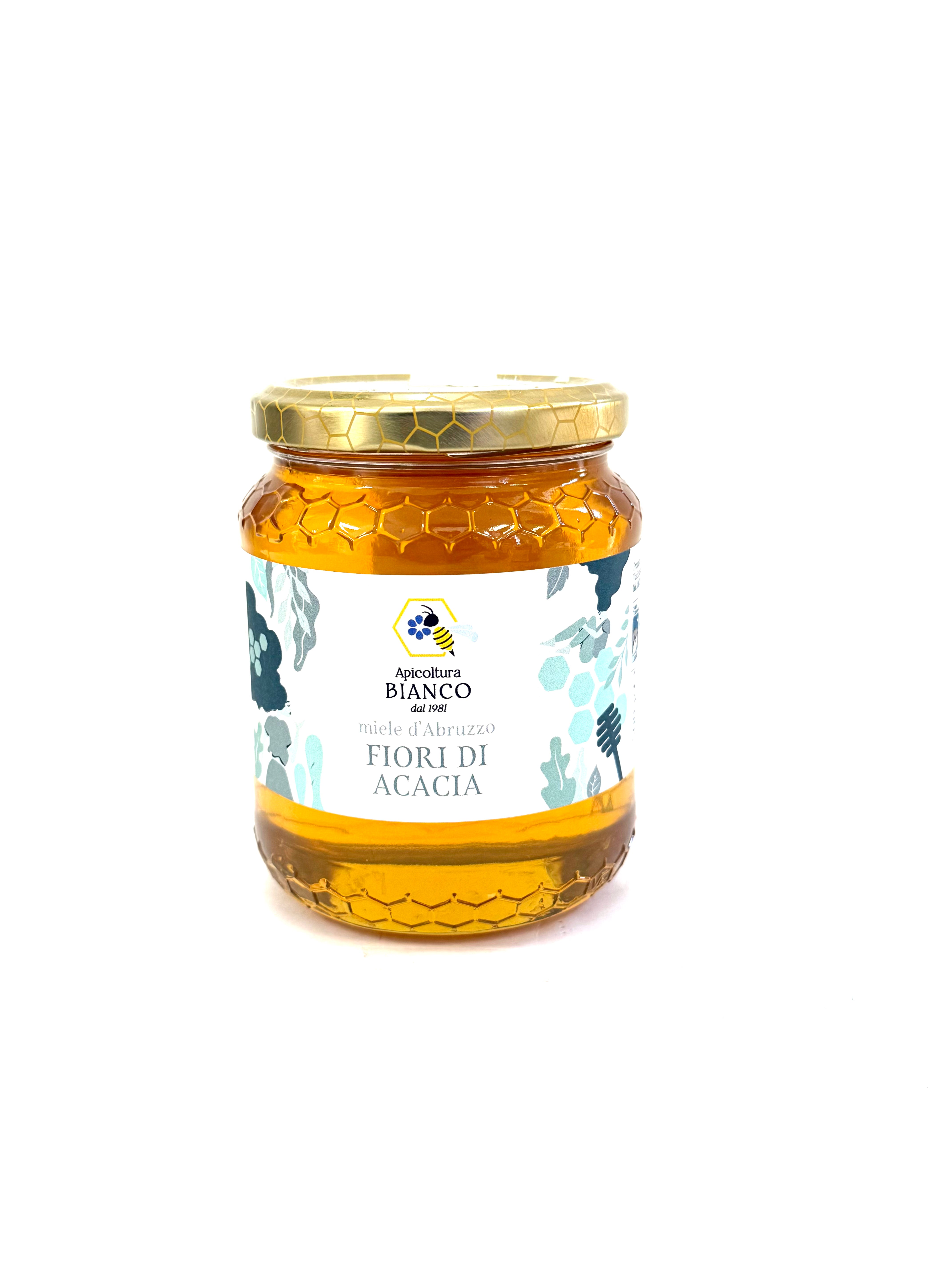 Miele Apicoltura Bianco Fiori Di Acacia 500 gr