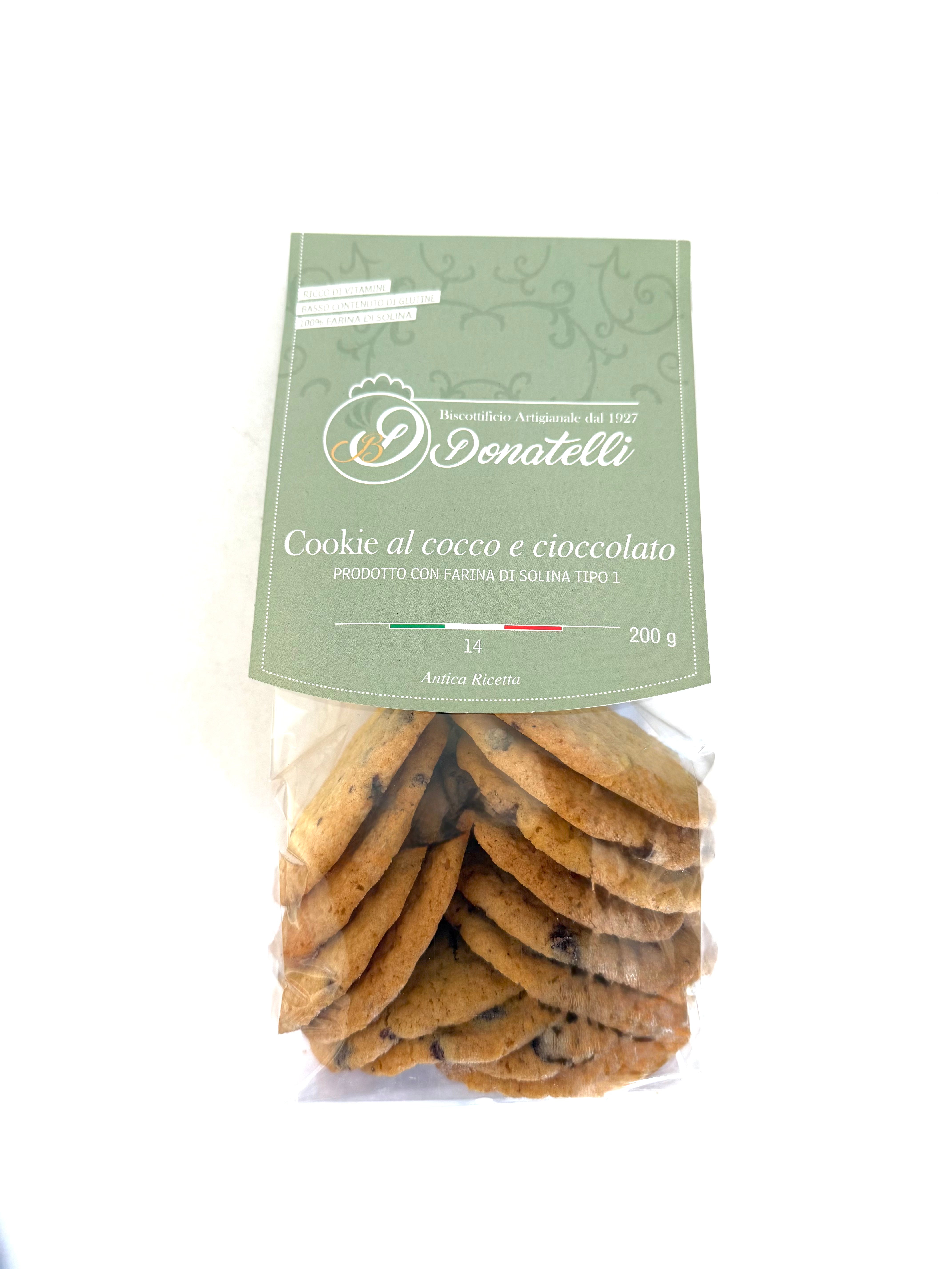 Donatelli Cookie al cocco e cioccolato