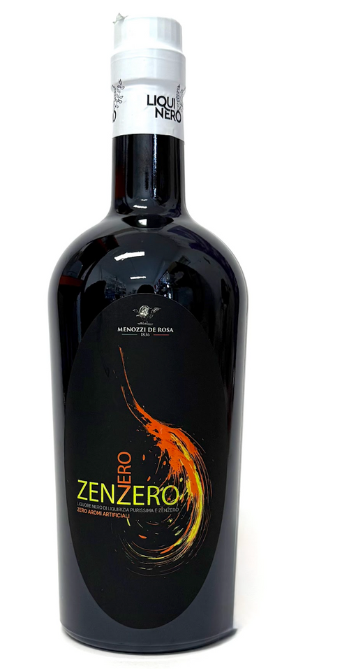 Menozzi De Rosa Liquore nero di liquirizia purissima e zenzero 70cl