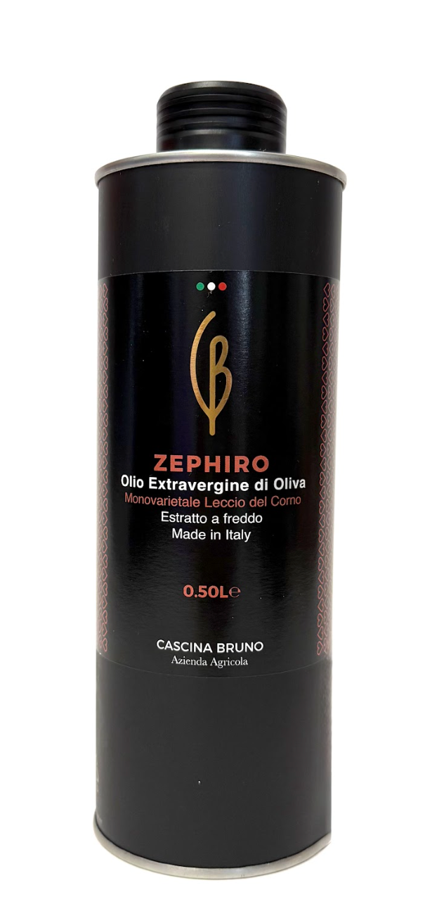 Cascina Bruno Zephiro Olio Extravergine Leccio Corno 500ml