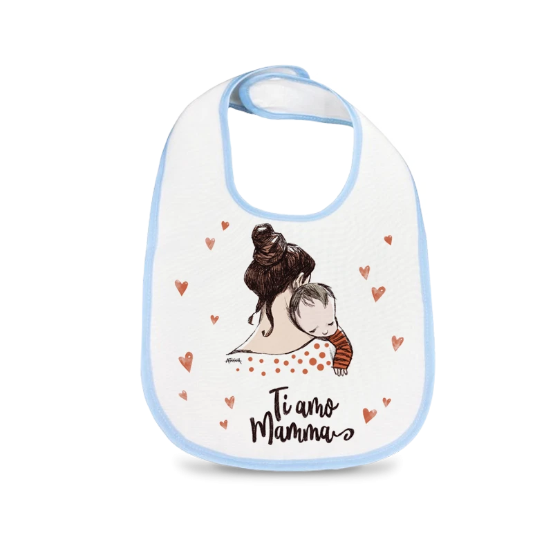 Bavaglino Con Chiusura in Velcro