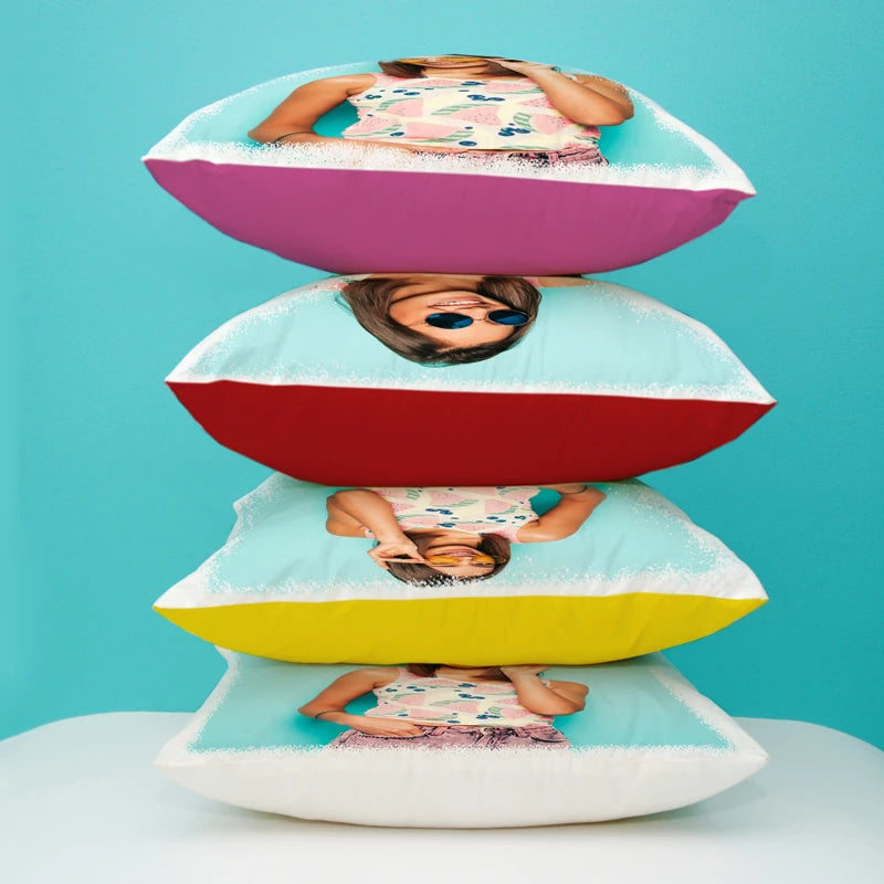 Federa con Cuscino Quadrata Per Sublimazione 40x40cm