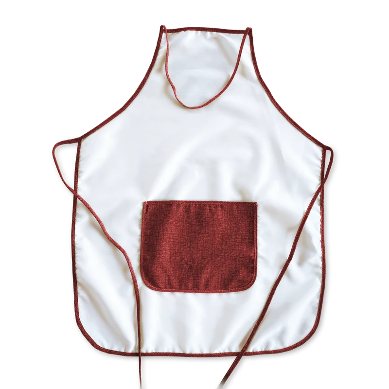 Grembiule Con Singola Tasca Per Cucina 80x70cm