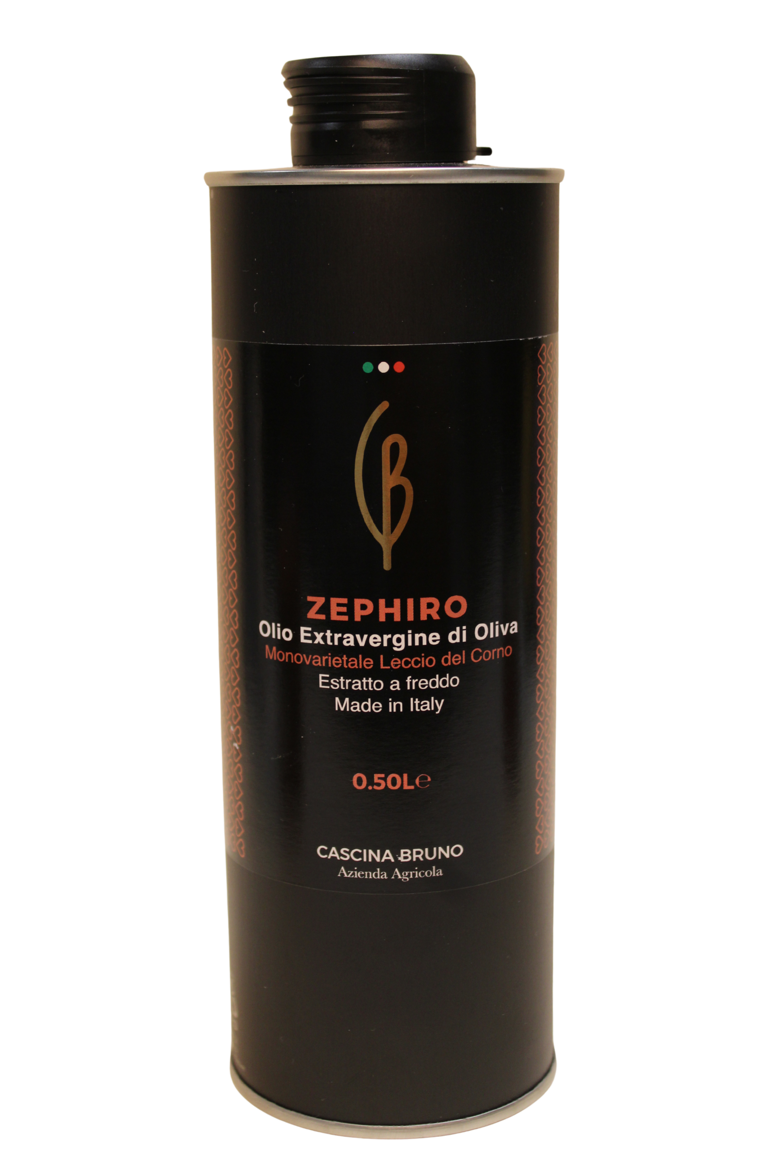 Cascina Bruno Zephiro Olio Extravergine Leccio Corno 500ml