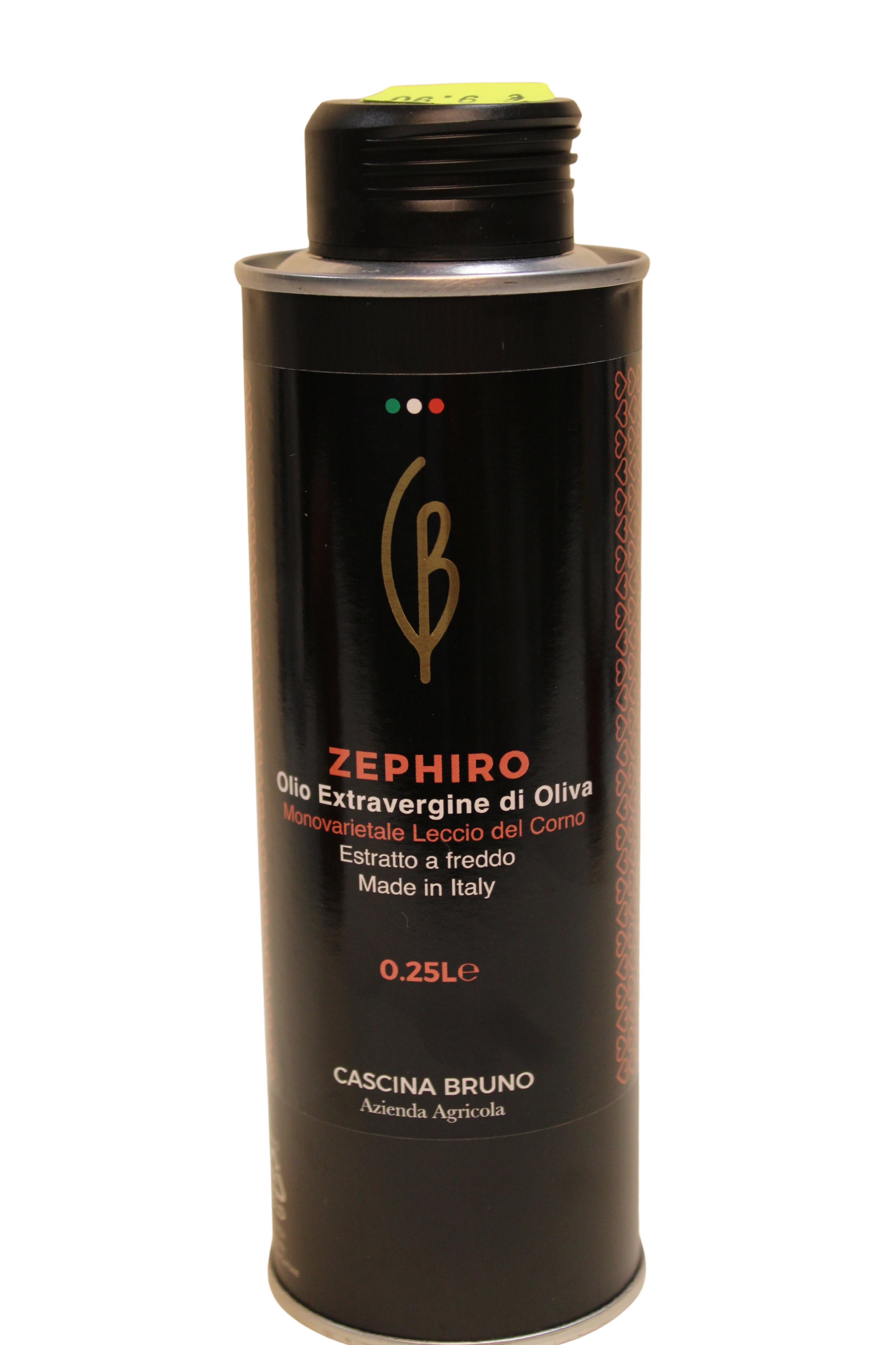 Cascina Bruno Zephiro Olio Extravergine Leccio Corno 250ml