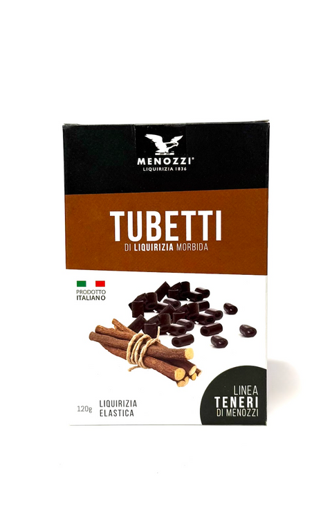 Menozzi Tubetti di liquirizia morbida 120gr