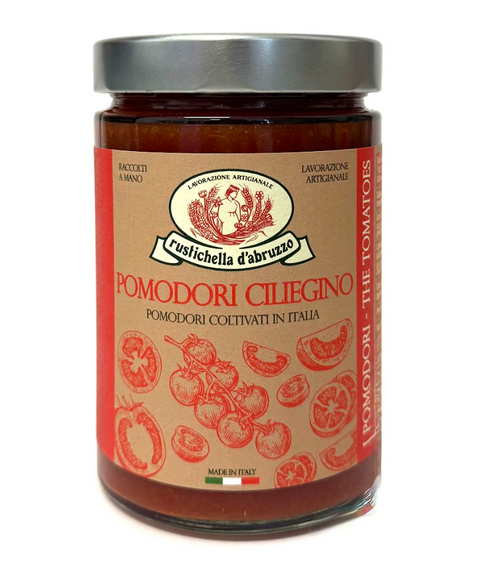 Rustichella d’Abruzzo,Pomodori ciliegino, pomodori coltivati in Italia,  550gr