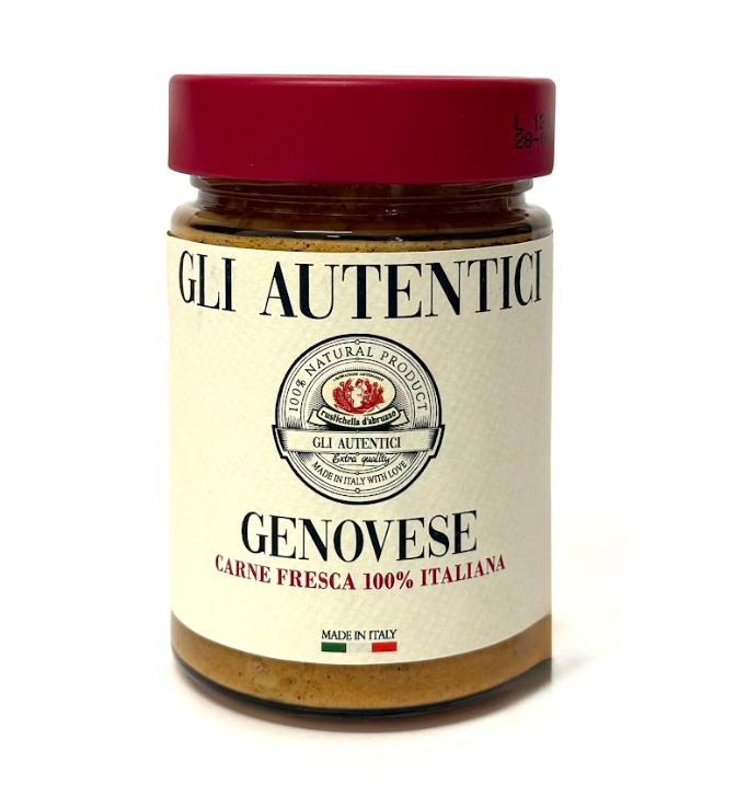 Rustichella d’Abruzzo Gli autentici ragù alla genovese, carne fresca 100% italiana,  300gr