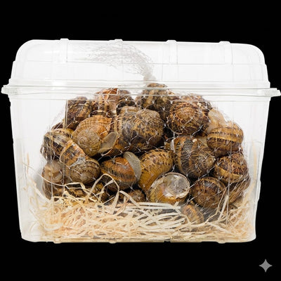 Combo 1kg di helix aspersa Muller + 1kg di rigatella eobania