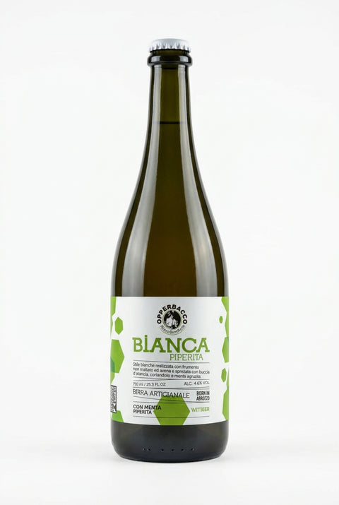 Birrificio Opperbacco BIANCA PIPERITA 750ml Birra Artigianale